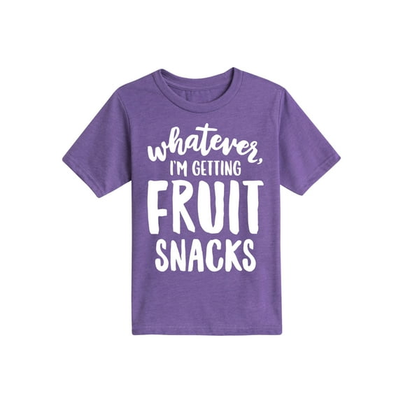Instant Message - Whatever Im Getting Fruit Snacks -YOUTH SHORT SLEEVE TEE-S