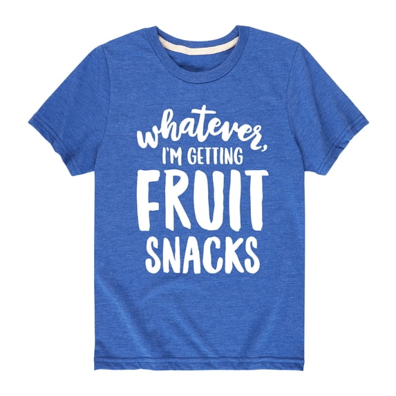 Instant Message - Whatever Im Getting Fruit Snacks - Youth Short Sleeve Tee