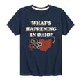 thumbnail image 1 of Instant Message - Whats Happening In Ohio - Toddler and Youth Short Sleeve T-Shirt, 1 of 6