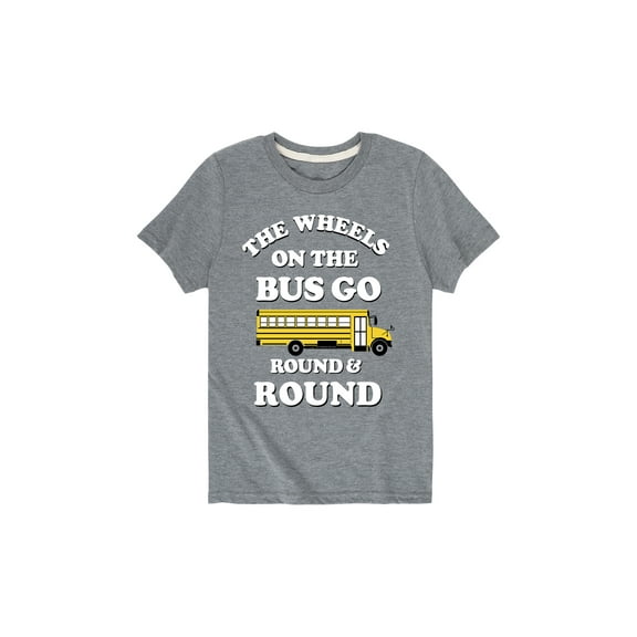 Instant Message - Wheels On The Bus - Toddler Short Sleeve Tee