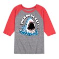 thumbnail image 1 of Instant Message - When Do We Eat - Toddler & Youth Raglan Graphic T-Shirt, 1 of 1