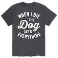 thumbnail image 1 of Instant Message - When I Die - Men's Short Sleeve Graphic T-Shirt, 1 of 5