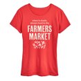 thumbnail image 1 of Instant Message - When in Doubt, Always Head to the Farmer's Market - Women's Short Sleeve Graphic T-Shirt, 1 of 6
