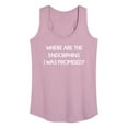 thumbnail image 1 of Instant Message - Where Are The Endorphins - Women's Racerback Tank Top, 1 of 6