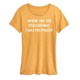 thumbnail image 1 of Instant Message - Where Are The Endorphins - Women's Short Sleeve Graphic T-Shirt, 1 of 7
