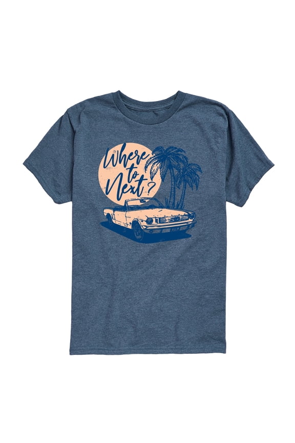 - Where To Next - Youth Boys Short Sleeve Graphic T-Shirt