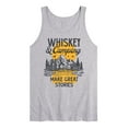 thumbnail image 1 of Instant Message - Whiskey And Camping Stories - Men's Jersey Tank Top, 1 of 5