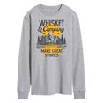 thumbnail image 1 of Instant Message - Whiskey And Camping Stories - Men's Long Sleeve T-Shirt, 1 of 5
