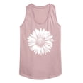 thumbnail image 1 of Instant Message - White Daisy - Women's Racerback Graphic Tank, 1 of 5