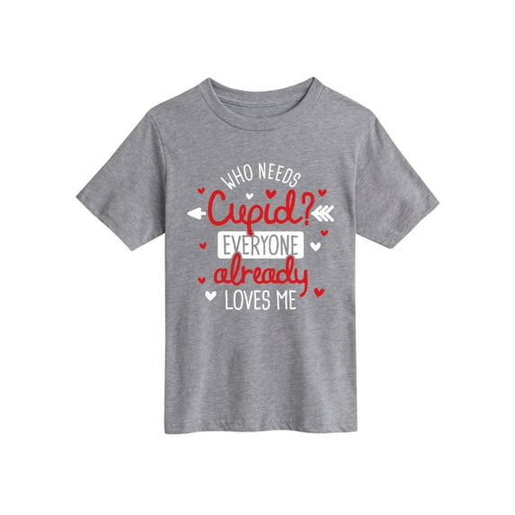 Instant Message - Who Needs Cupid-YOUTH SHORT SLEEVE TEE