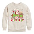 thumbnail image 1 of Instant Message - Who Tooted Christmas Train Christmas - Toddler & Youth Crewneck Fleece Sweatshirt, 1 of 6
