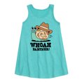 thumbnail image 1 of Instant Message - Whoah Partner Snail - Toddler & Youth Girls A-line Dress, 1 of 5