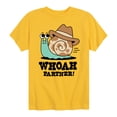thumbnail image 1 of Instant Message - Whoah Partner Snail - Toddler & Youth Short Sleeve Graphic T-Shirt, 1 of 6