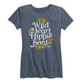 thumbnail image 1 of Instant Message - Wild Heart Hippie Soul - Women's Short Sleeve Graphic T-Shirt, 1 of 5