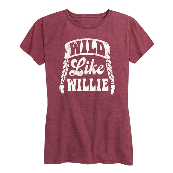 Instant Message - Wild Like Willie - Women's Short Sleeve Graphic T-Shirt