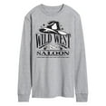thumbnail image 1 of Instant Message - Wild West Saloon - Men's Long Sleeve T-Shirt, 1 of 6