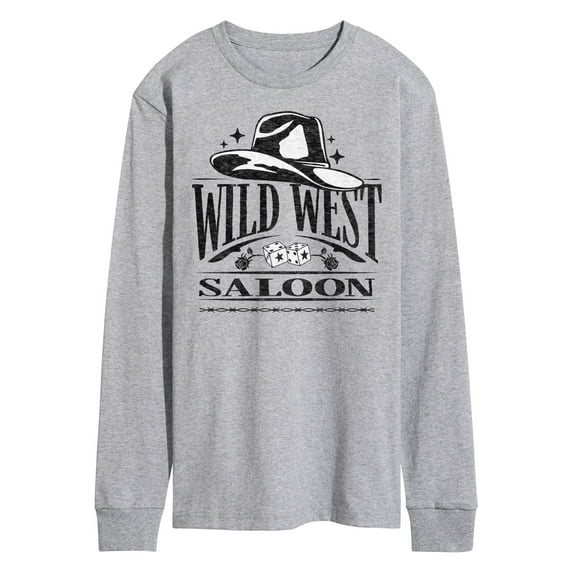 Instant Message - Wild West Saloon - Men's Long Sleeve T-Shirt