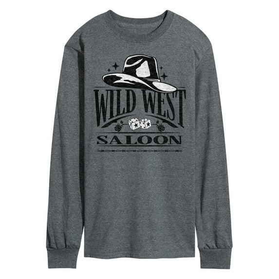 Instant Message - Wild West Saloon - Men's Long Sleeve T-Shirt