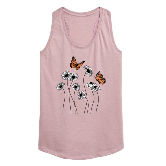 Instant Message - Wildflower Garden - Women's Racerback Graphic Tank