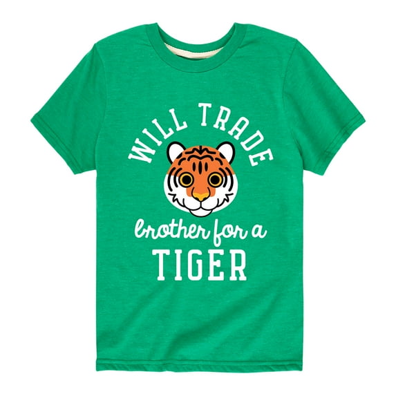 Instant Message - Will Trade Brother For A Tiger - Youth Short Sleeve Tee