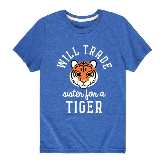 Instant Message - Will Trade Sister For A Tiger - Youth Short Sleeve Tee
