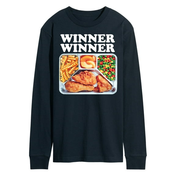 Instant Message - Winner Winner Chicken Dinner - Men's Long Sleeve T-Shirt