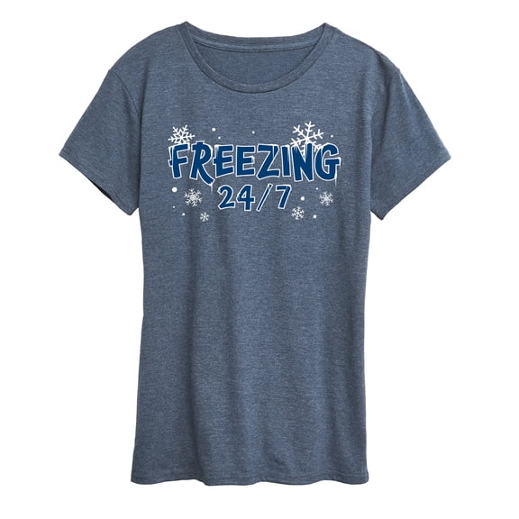Instant Message - Winter - Freezing 24-7 - Women's Short Sleeve Graphic T-Shirt