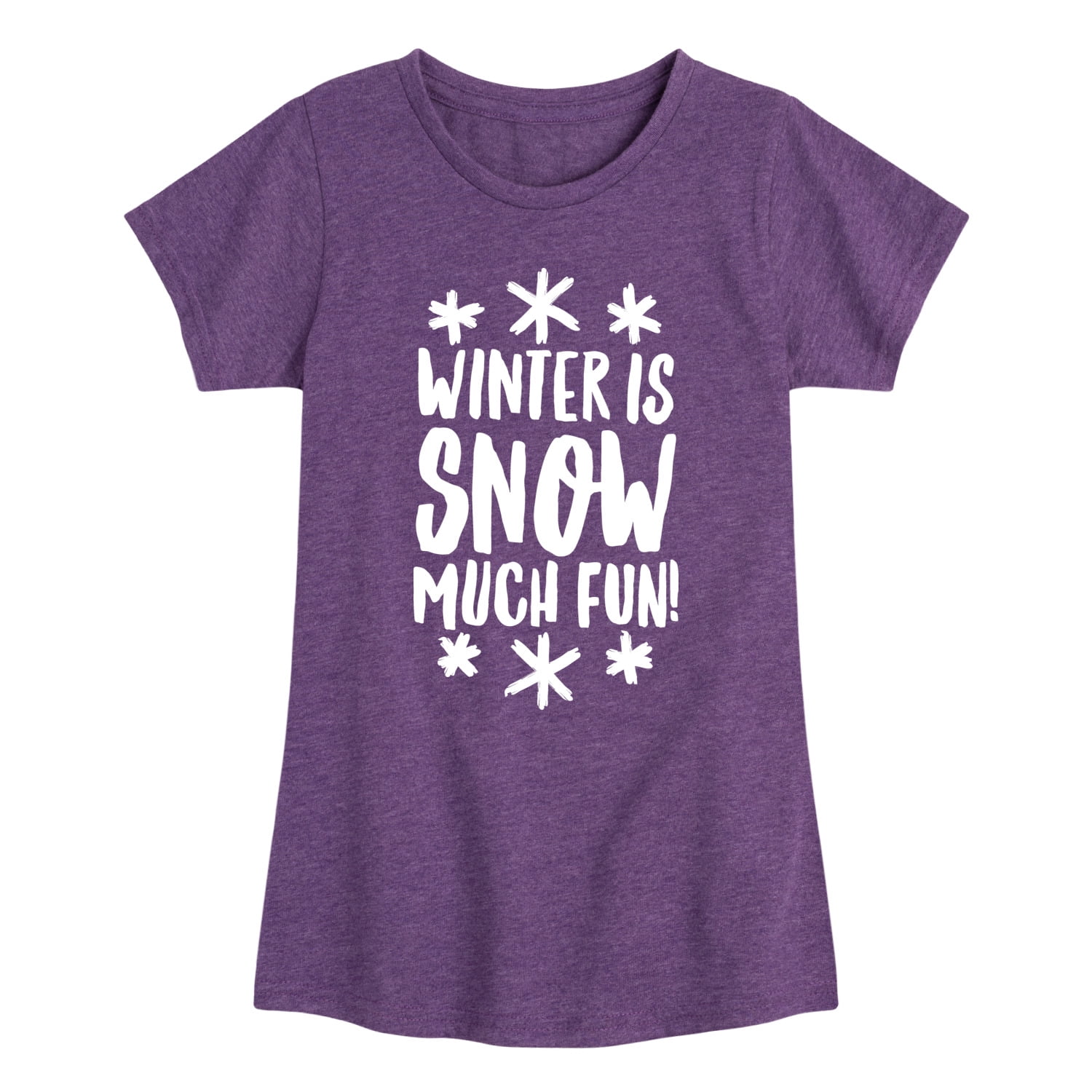 Instant Message - Winter Is Snow Much Fun - Toddler & Youth Girls Short