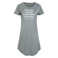 thumbnail image 1 of Instant Message - Winter - Why Yes! Would Rather Be In Bed - Women's Any Way Dress, 1 of 7