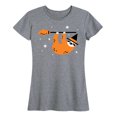 thumbnail image 1 of Instant Message - Witch Sloth - Women's Short Sleeve Graphic T-Shirt, 1 of 5