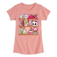 thumbnail image 1 of Instant Message - Witchy Bookshelves -Youth Girls Short Sleeve T-Shirt, 1 of 5