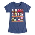 thumbnail image 1 of Instant Message - Witchy Bookshelves -Youth Girls Short Sleeve T-Shirt, 1 of 5