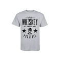 thumbnail image 1 of Instant Message - With Whiskey All Things are Possible - Men's Short Sleeve Graphic T-Shirt, 1 of 5