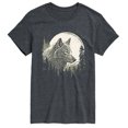 thumbnail image 1 of Instant Message - Wolf Moon Short Sleeve Graphic T-Shirt, 1 of 5