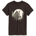 thumbnail image 1 of Instant Message - Wolf Moon Short Sleeve Graphic T-Shirt, 1 of 4