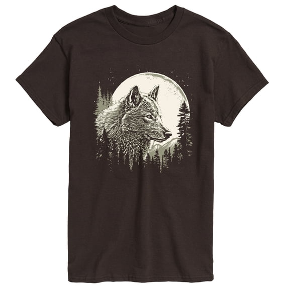 Instant Message - Wolf Moon Short Sleeve Graphic T-Shirt