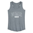 thumbnail image 1 of Instant Message - Woman Of God Collegiate - Women's Racerback Tank Top, 1 of 6