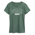thumbnail image 1 of Instant Message - Woman Of God Collegiate - Women's Short Sleeve Graphic T-Shirt, 1 of 7