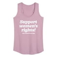 thumbnail image 1 of Instant Message - Womens Rights And Wrongs - Women's Racerback Tank Top, 1 of 6