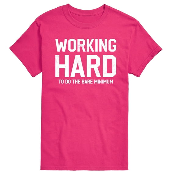 Instant Message - Working Hard - Men's Short Sleeve Graphic T-Shirt