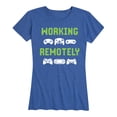 thumbnail image 1 of Instant Message - Working Remotely - Women's Short Sleeve Graphic T-Shirt, 1 of 5