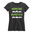 thumbnail image 1 of Instant Message - Working Remotely - Women's Short Sleeve Graphic T-Shirt, 1 of 5