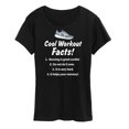 thumbnail image 1 of Instant Message - Workout Facts - Women's Short Sleeve Graphic T-Shirt, 1 of 6