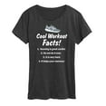 thumbnail image 1 of Instant Message - Workout Facts - Women's Short Sleeve Graphic T-Shirt, 1 of 6