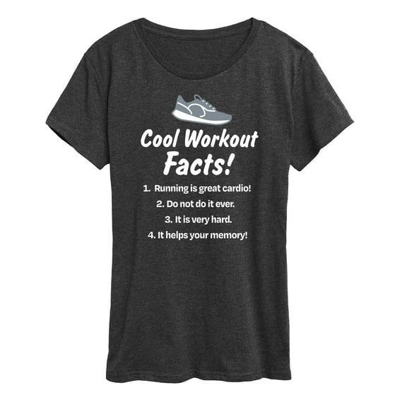 Instant Message - Workout Facts - Women's Short Sleeve Graphic T-Shirt