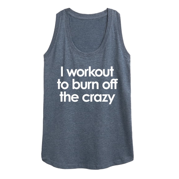 Instant Message - Workout To Burn Off The Crazy Graphic Racerback Tank