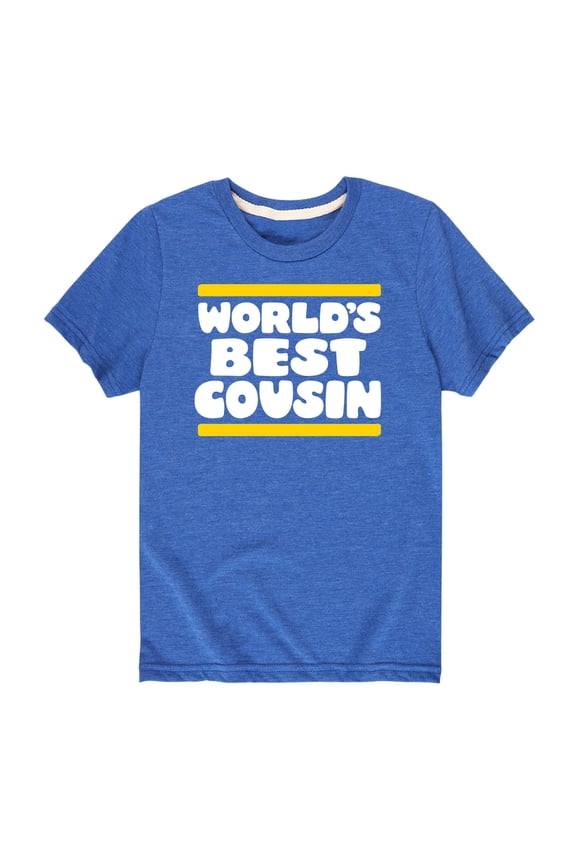 - World's Best Cousin Short Sleeve Graphic T-Shirt