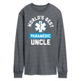 thumbnail image 1 of Instant Message - World's Best Paramedic - Men's Long Sleeve T-Shirt, 1 of 6