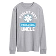 thumbnail image 1 of Instant Message - World's Best Paramedic - Men's Long Sleeve T-Shirt, 1 of 6
