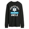 thumbnail image 1 of Instant Message - World's Best Paramedic - Men's Long Sleeve T-Shirt, 1 of 6